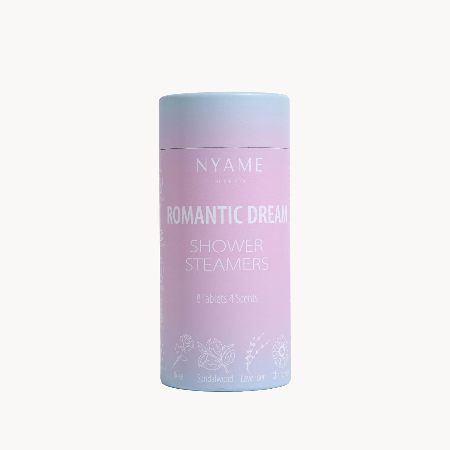 Darčeková sada tabliet do sprchy Nyame Romantic Dream – 8 × 30 g