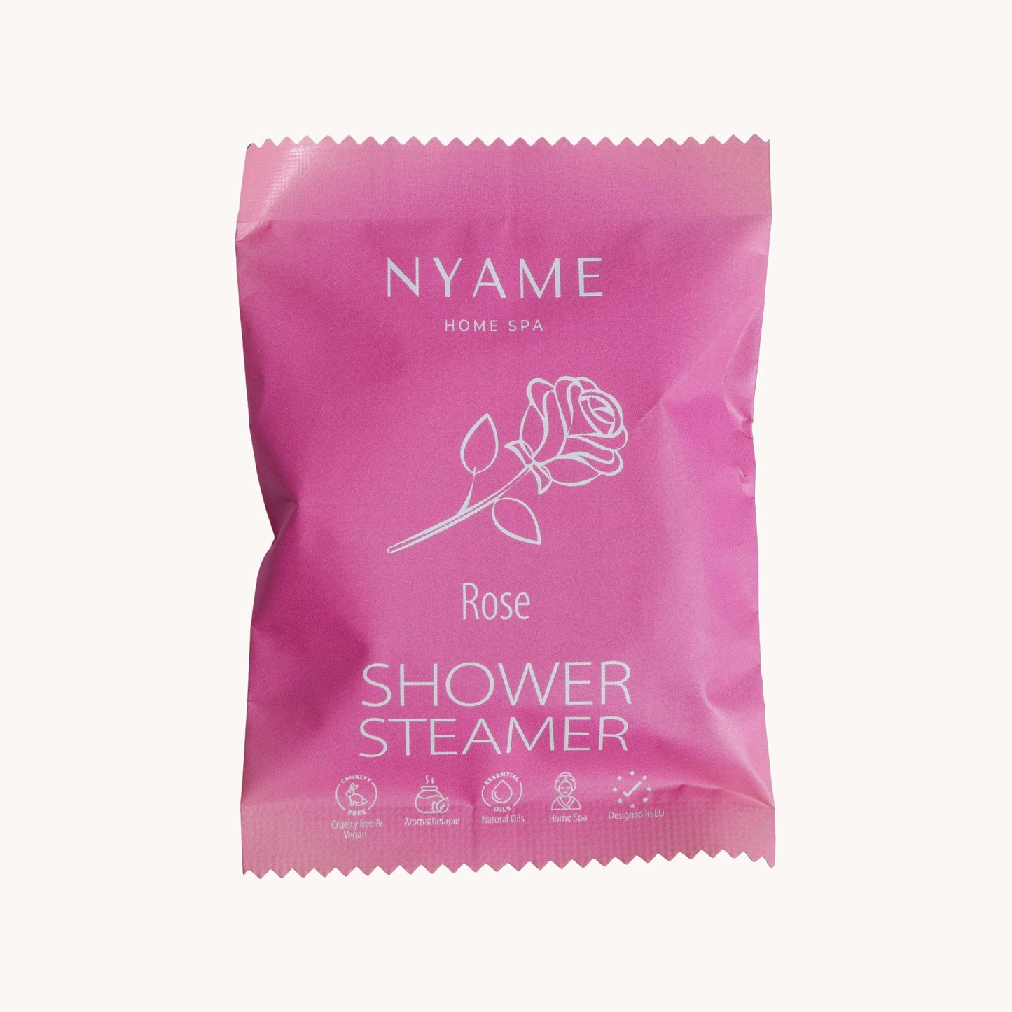 Tableta do sprchy Nyame Ruža – balenie candy bag 30 g