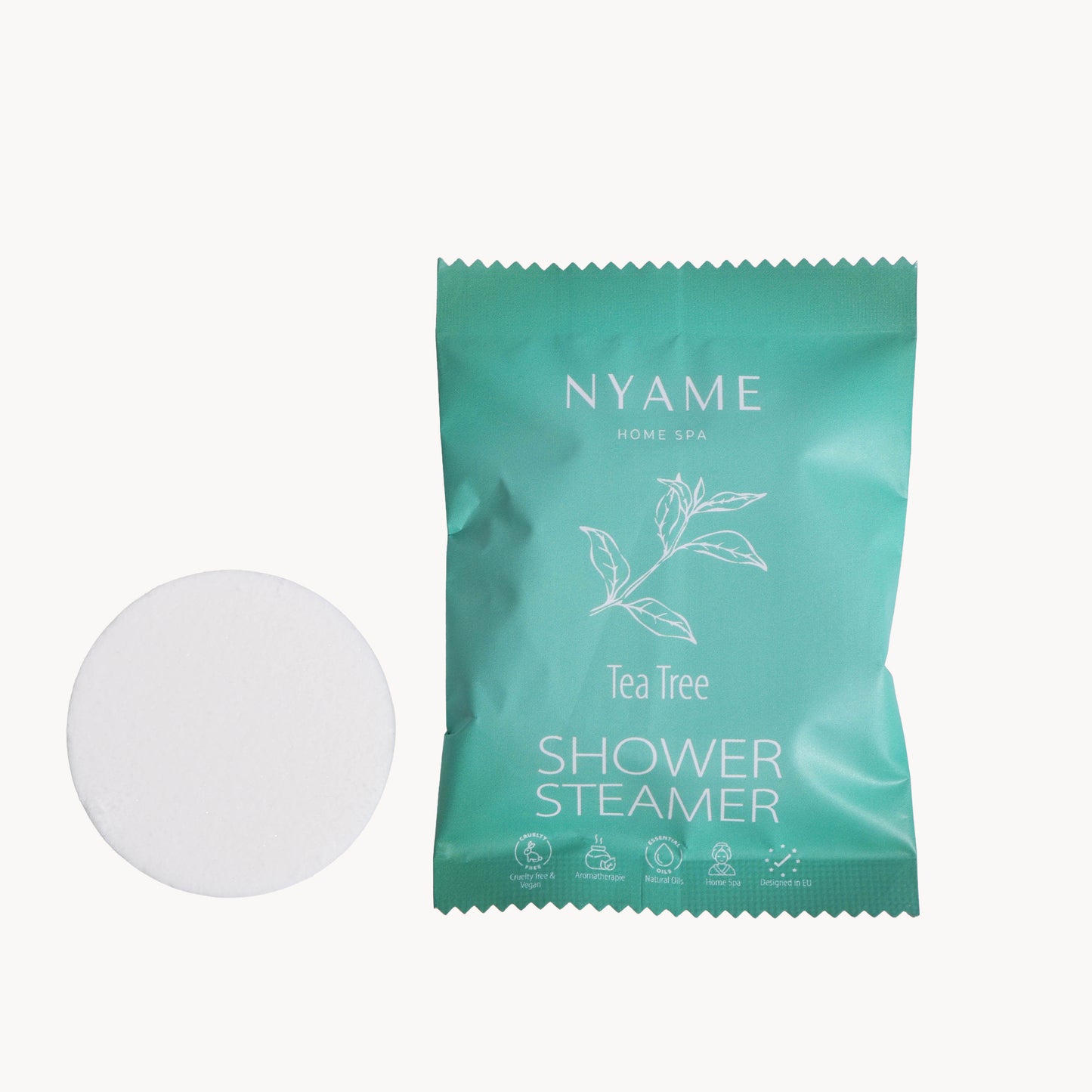 Nyame Čajovník 30 g – šumivá tableta do sprchy s tea tree olejom